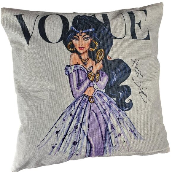 Jasmine Princess Accent Pillowcase Aladdin Throw Pillow Cushion Cover Home Decor - Picture 10 of 13